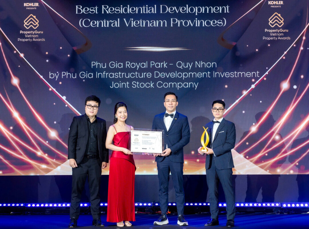 Phú Gia Royal Park Quy Nhơn nhận giải PropertyGuru Vietnam Property Awards 2025